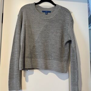 Apt. 9 Women's Heather Gray Crew Neck Sweater